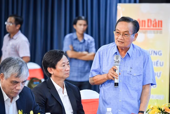TS. Trần Du Lịch phát biểu tại hội thảo. Ảnh: N.D. TS. Trần Du Lịch phát biểu tại hội thảo. Ảnh: N.D.
