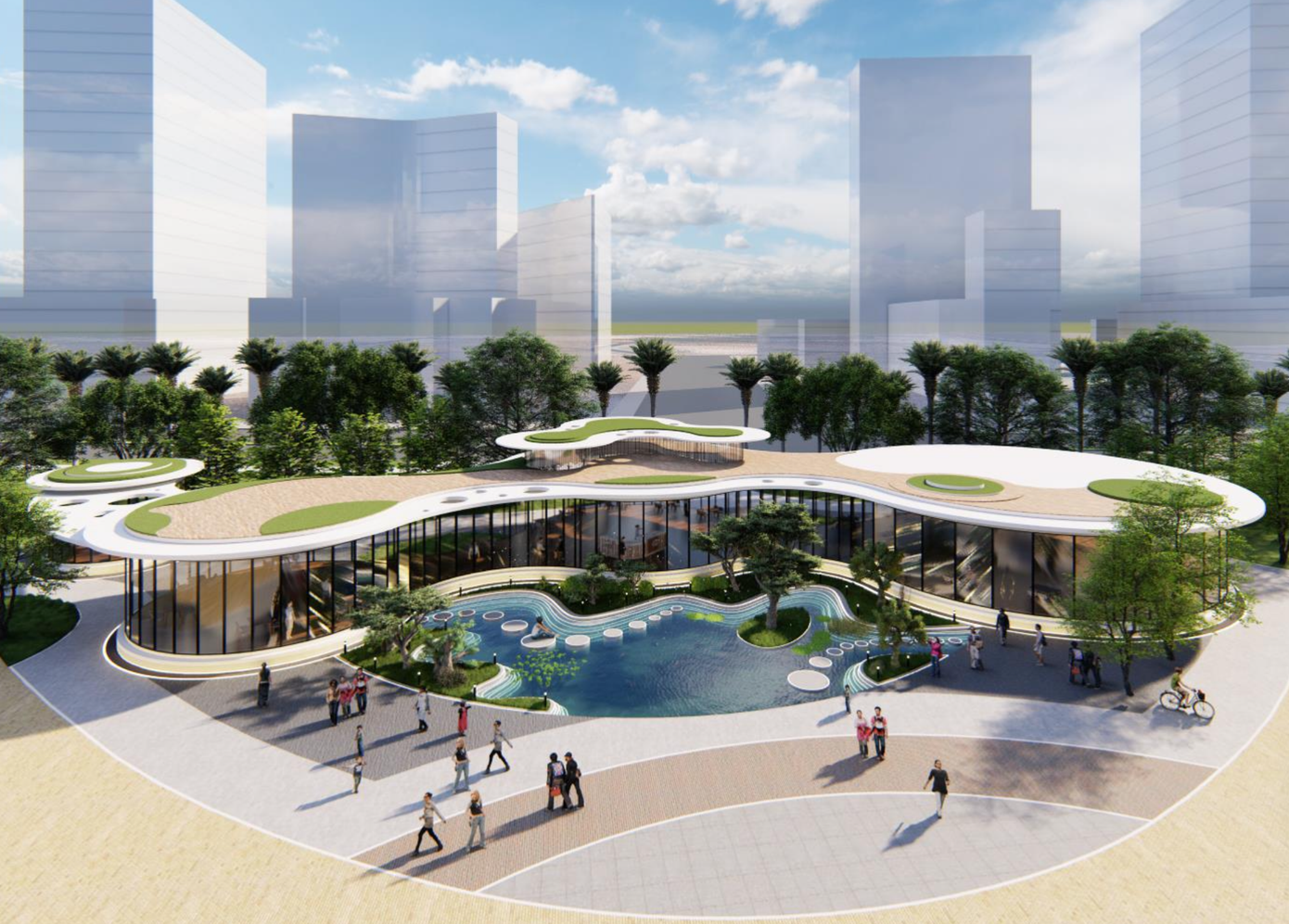 Diện mạo khu vực Bãi Sau sau khi được chỉnh trang.