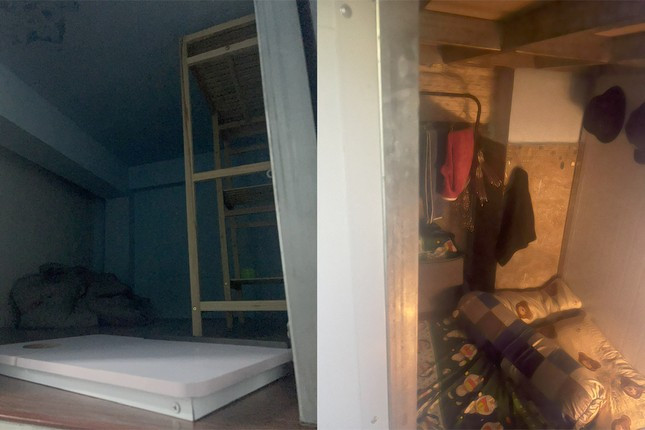 Bên trong một sleepbox ở quận Bình Thạnh, TPHCM.