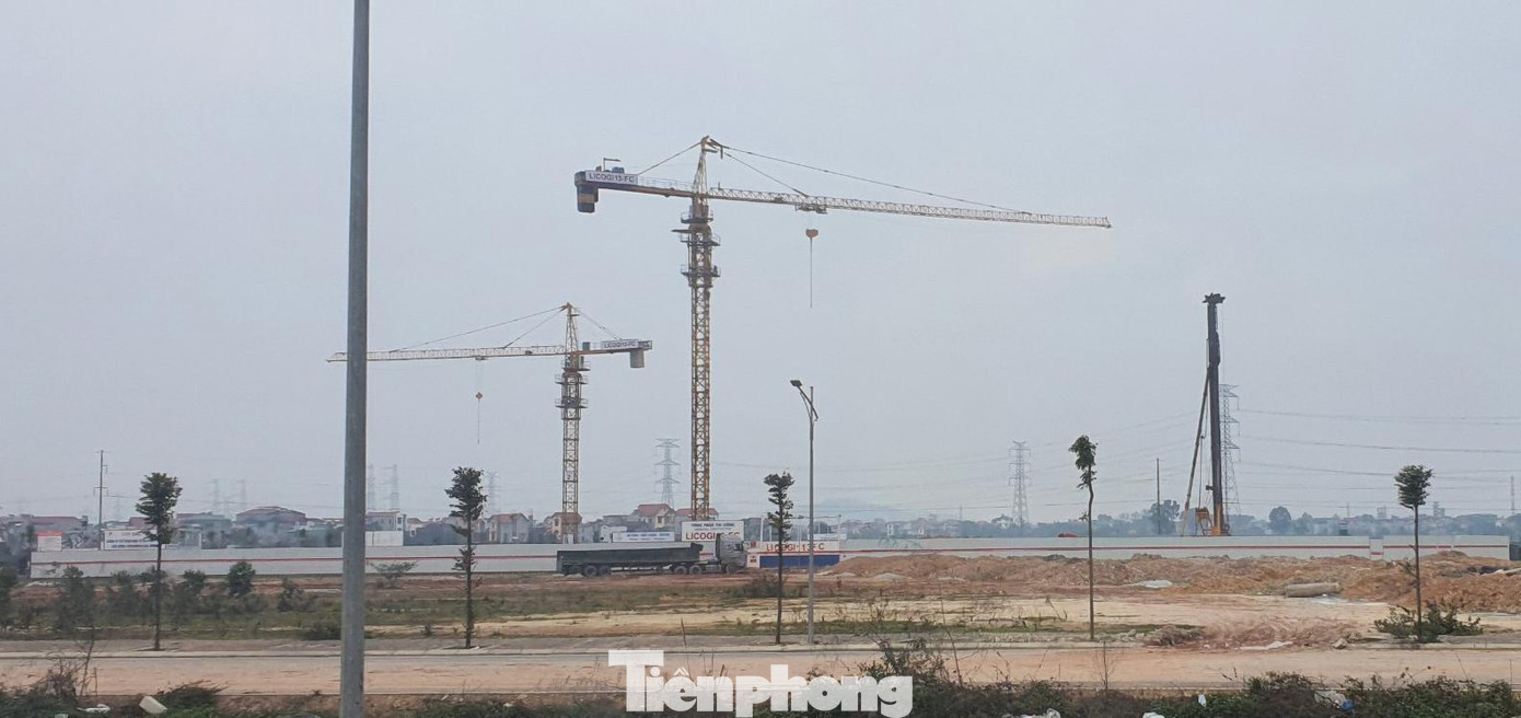 Toàn cảnh Dự án NOXH Evergreen Bắc Giang hiện tại.