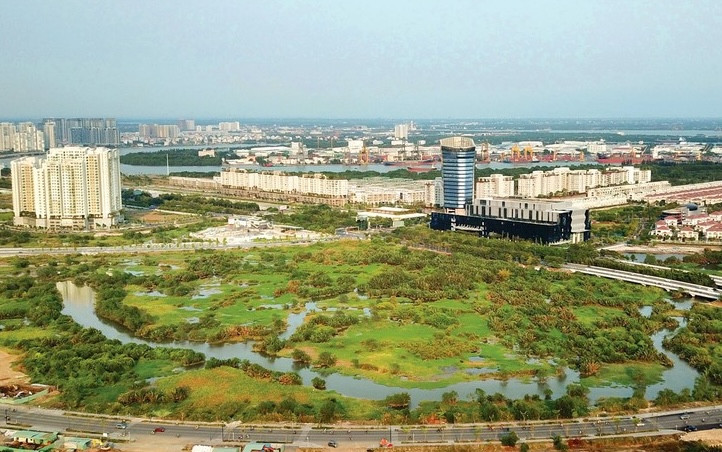 Khu đất dự kiến xây Cung thiếu nhi mới tại Thủ Thiêm Khu đất dự kiến xây Cung thiếu nhi mới tại Thủ Thiêm