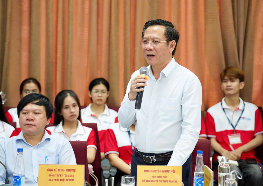 Ông Nguyễn Ngọc Hồi phát biểu tại lễ phát động