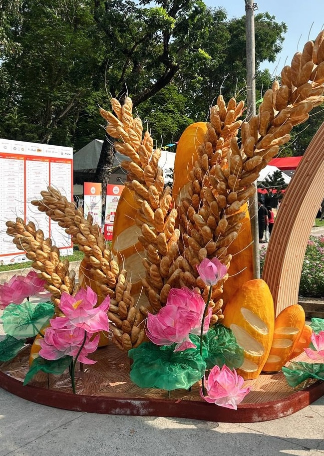 Mô hình bông lúa mạch Mô hình bông lúa mạch