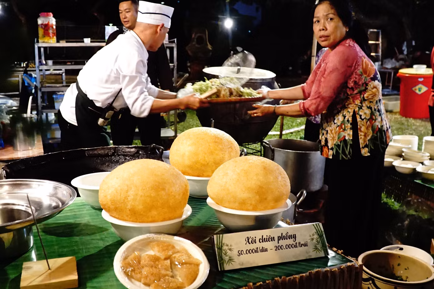 Đặc sản xôi phồng được giới thiệu tại Lễ hội Đặc sản xôi phồng được giới thiệu tại Lễ hội