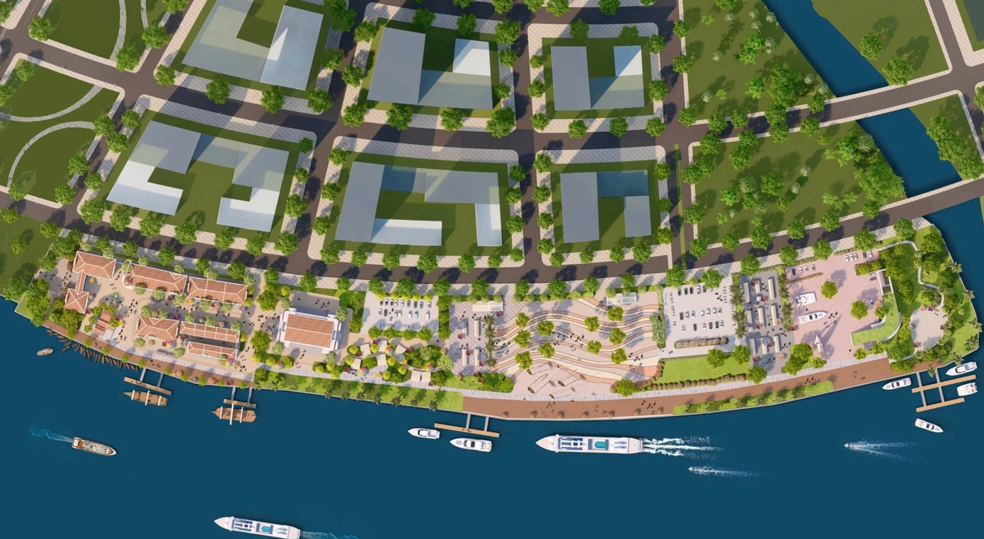 Góc nhìn công viên điện ảnh từ trên cao Góc nhìn công viên điện ảnh từ trên cao