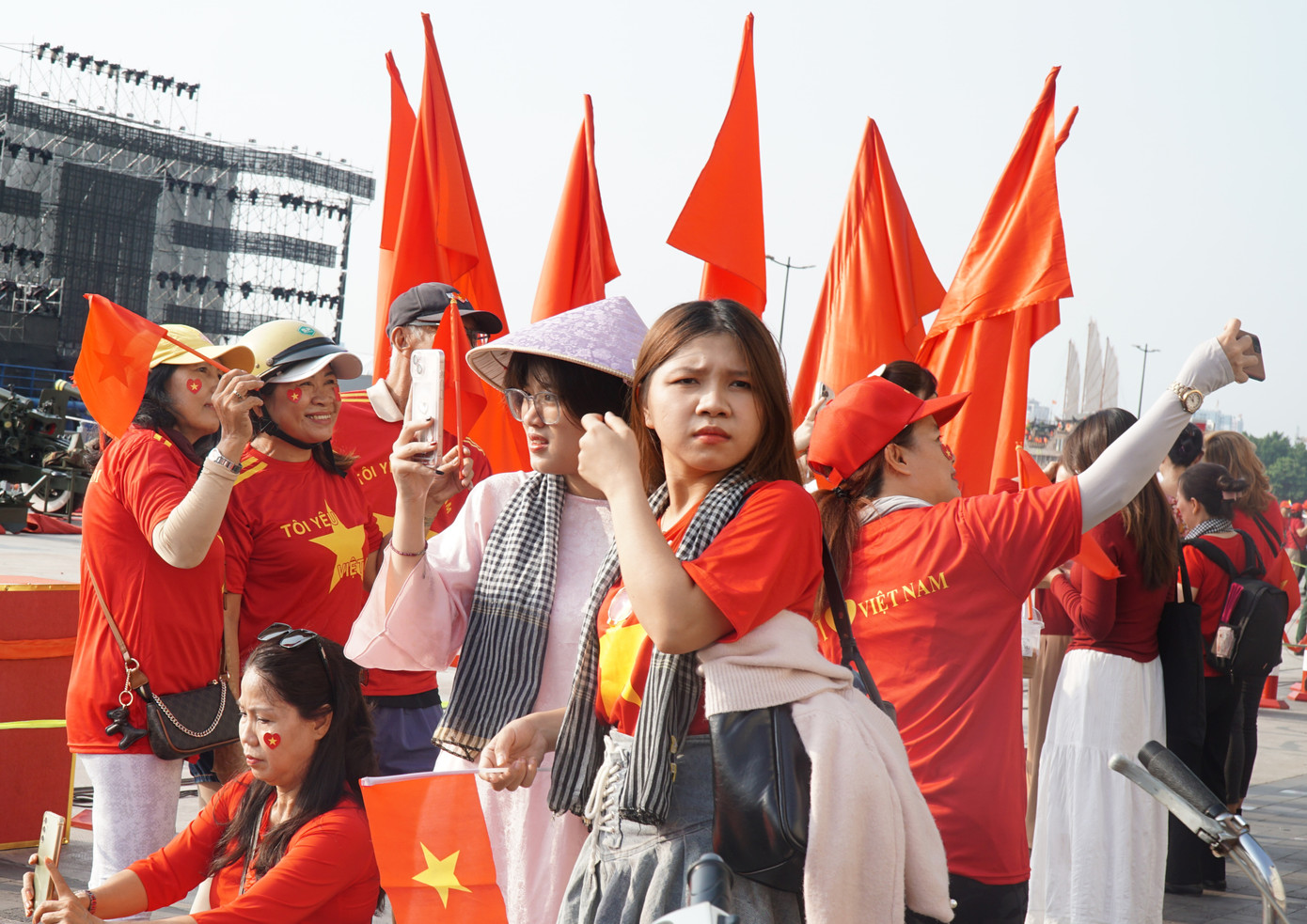Cùng nhau selfie...