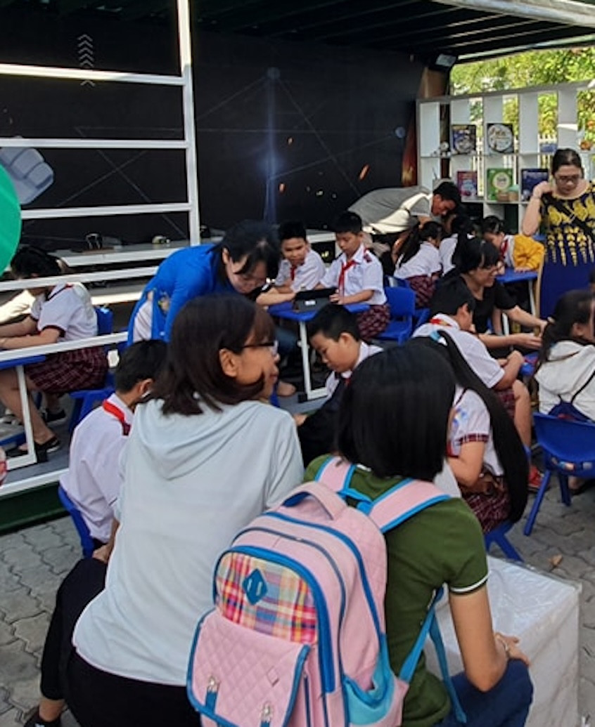 Ngày văn hoá đọc quận 7 trước khi có Đường sách