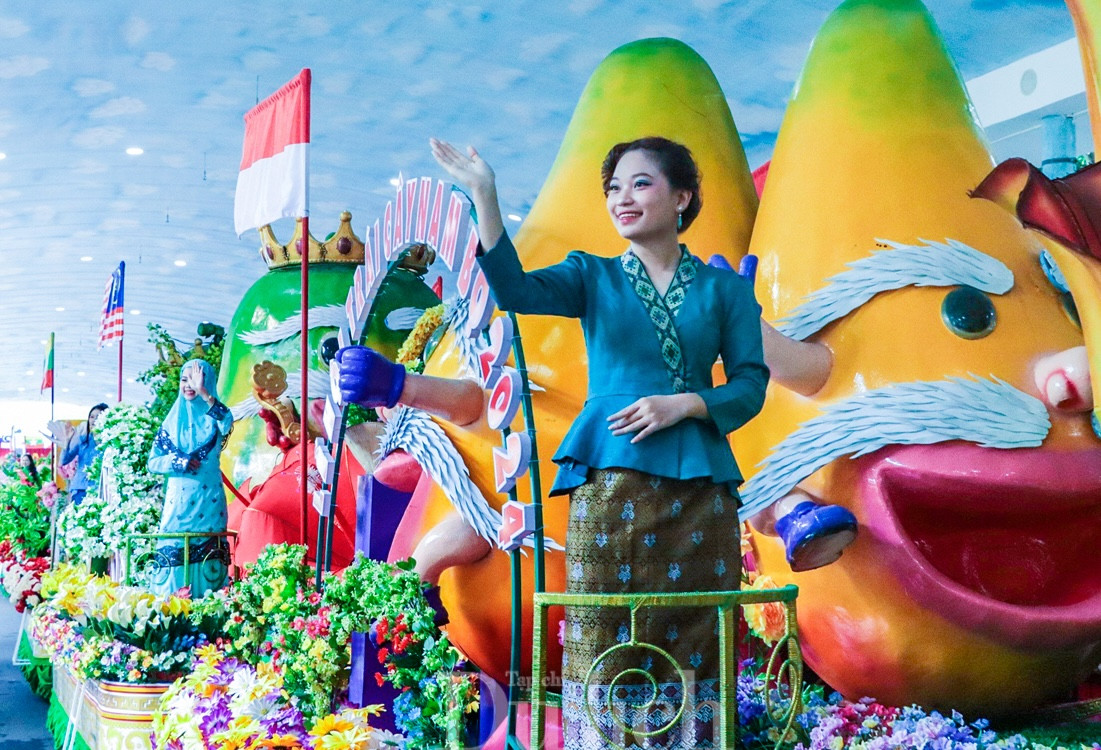 Trái cây các nước Đông nam Á cũng được giới thiệu