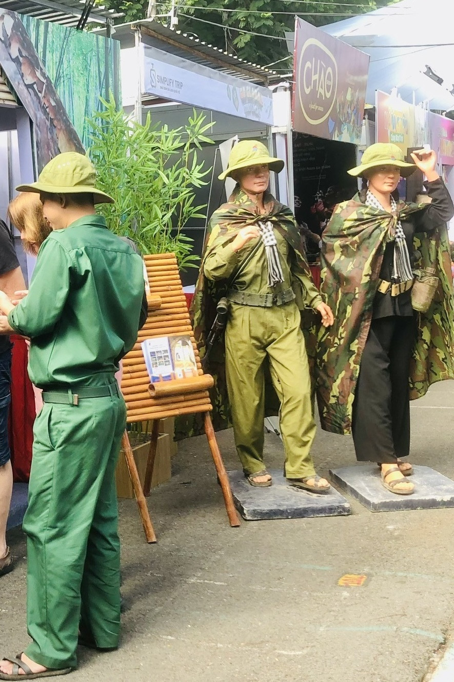 Du lịch Củ Chi được giới thiệu tại ngày hội du lịch.