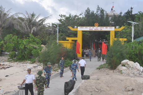 Đảo Sơn Ca trong mùa đón nhận những cán bộ, chiến sỹ mới