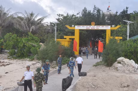 Đảo Sơn Ca trong mùa đón nhận những cán bộ, chiến sỹ mới