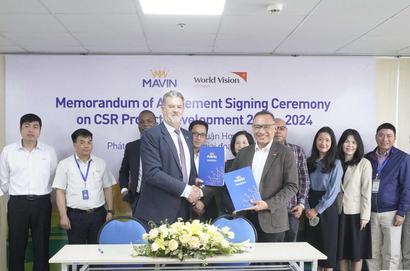 Tập đoàn Mavin và Tổ chức World Vision Việt Nam ký kết Thỏa thuận hợp tác