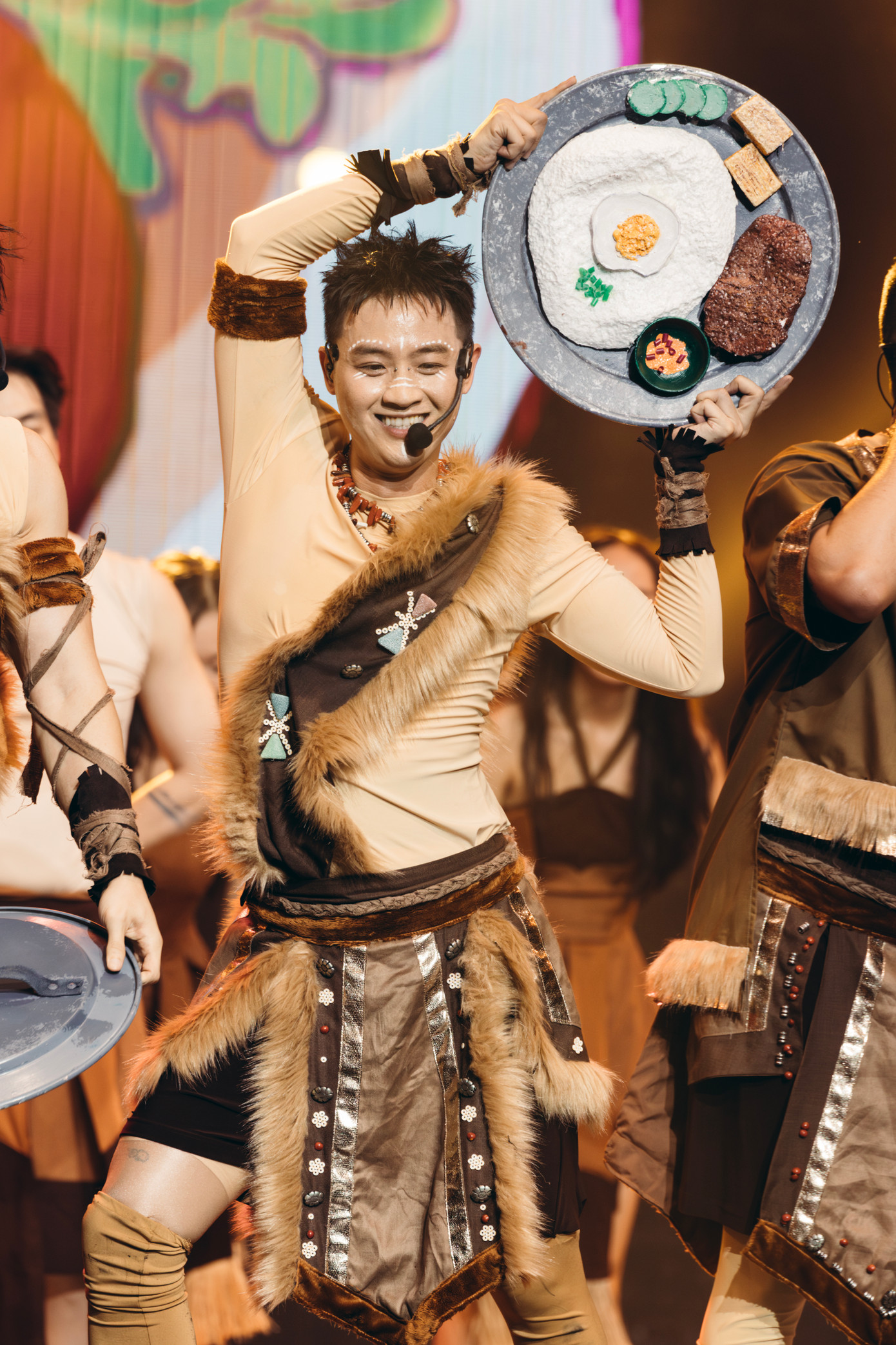 Thanh Duy quảng bá cơm tấm. Ảnh: BTC Thanh Duy quảng bá cơm tấm. Ảnh: BTC