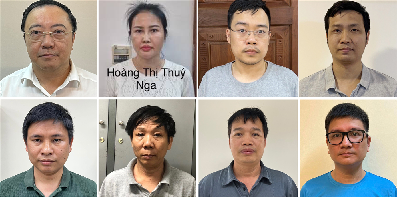 Các bị can trong vụ án