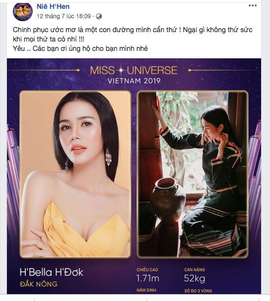 Nhan sắc đồng hương của H'Hen Niê dự thi Hoa hậu Hoàn vũ 2019 'gây sốt' ảnh 2