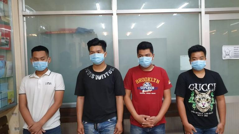 Các thành viên trong nhóm trộm chó bị bắt.