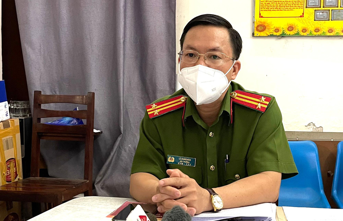 Đại diện Công an quận Bình Thạnh cung cấp nội dung vụ việc. Đại diện Công an quận Bình Thạnh cung cấp nội dung vụ việc.