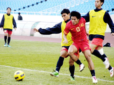 Tối nay, tuyển Việt Nam sẽ trả được món nợ lớn cho người Mã? . Ảnh: Phạm Yên Tối nay, tuyển Việt Nam sẽ trả được món nợ lớn cho người Mã?