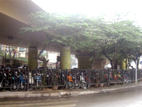 Điểm trông giữ xe công cộng thường bị đối tượng xấu mang xe trộm cắp đến gửi. Ảnh minh họa.