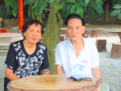 Vợ chồng ông Vũ Giang Ảnh Gia đình cung cấp
