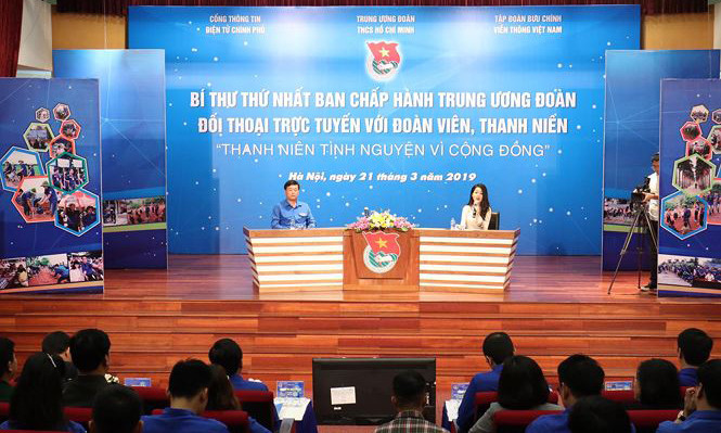Bí thư thứ nhất TƯ Đoàn Lê Quốc Phong đối thoại với đoàn viên, thanh niên ảnh 12 Bí thư thứ nhất TƯ Đoàn Lê Quốc Phong đối thoại với đoàn viên, thanh niên ảnh 12
