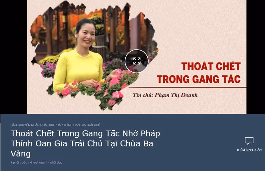 Vụ 'vong báo oán' ở chùa Ba Vàng: Bà Phạm Thị Yến là ai? ảnh 2