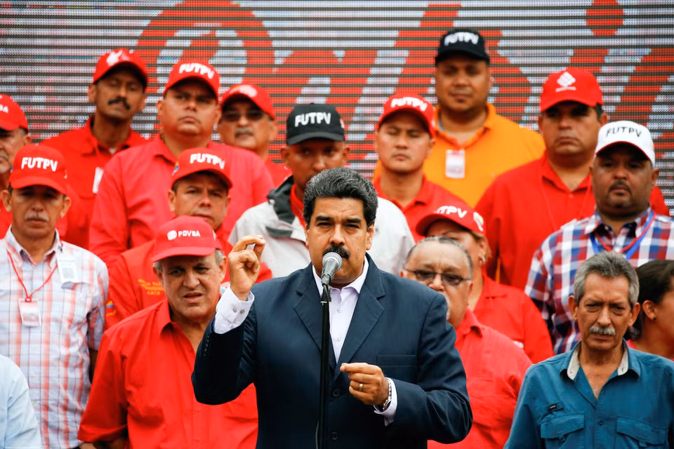 Tổng thống Venezuela khích lệ binh sĩ 'vững lòng trước âm mưu của Mỹ' ảnh 3 Tổng thống Venezuela khích lệ binh sĩ 'vững lòng trước âm mưu của Mỹ' ảnh 3