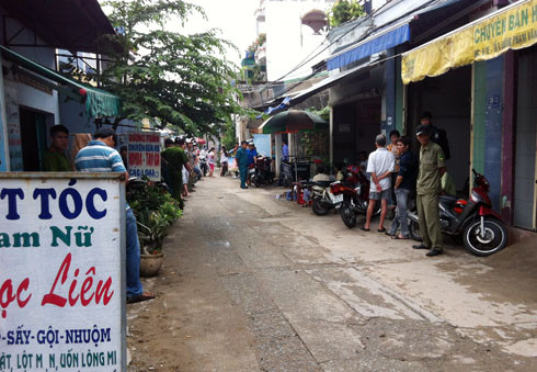 Con hẻm xảy ra vụ việc. Ảnh: An Nhơn