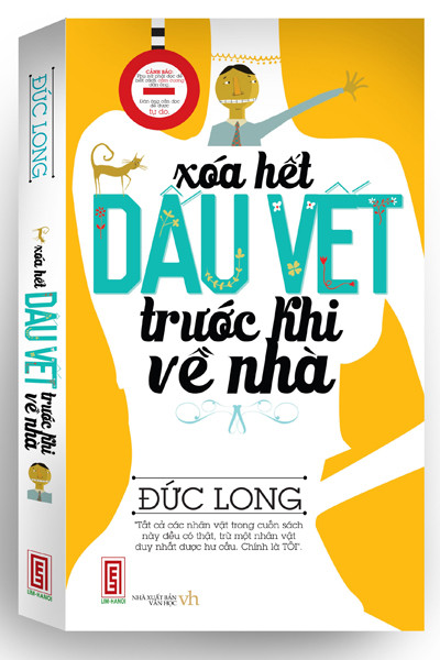 Bìa cuốn "Xóa dấu vết trước khi về nhà". Bìa cuốn