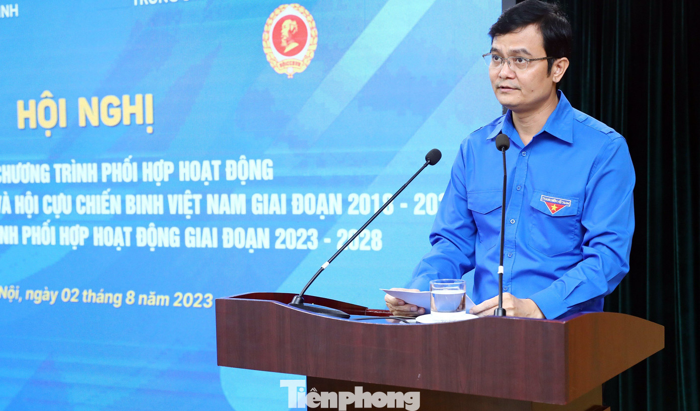 Anh Bùi Quang Huy phát biểu tại chương trình. Ảnh: CTV