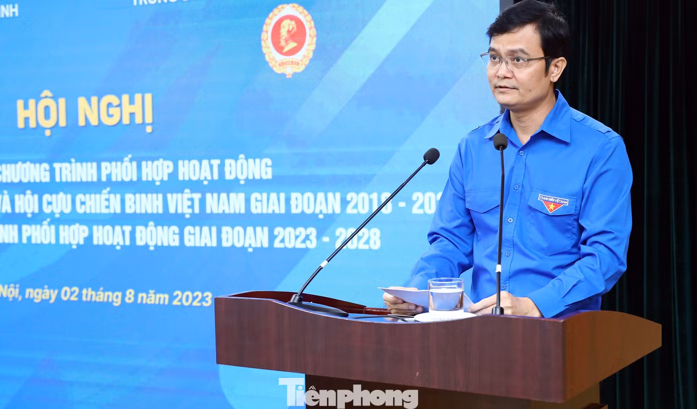 Anh Bùi Quang Huy phát biểu tại chương trình. Ảnh: CTV Anh Bùi Quang Huy phát biểu tại chương trình. Ảnh: CTV