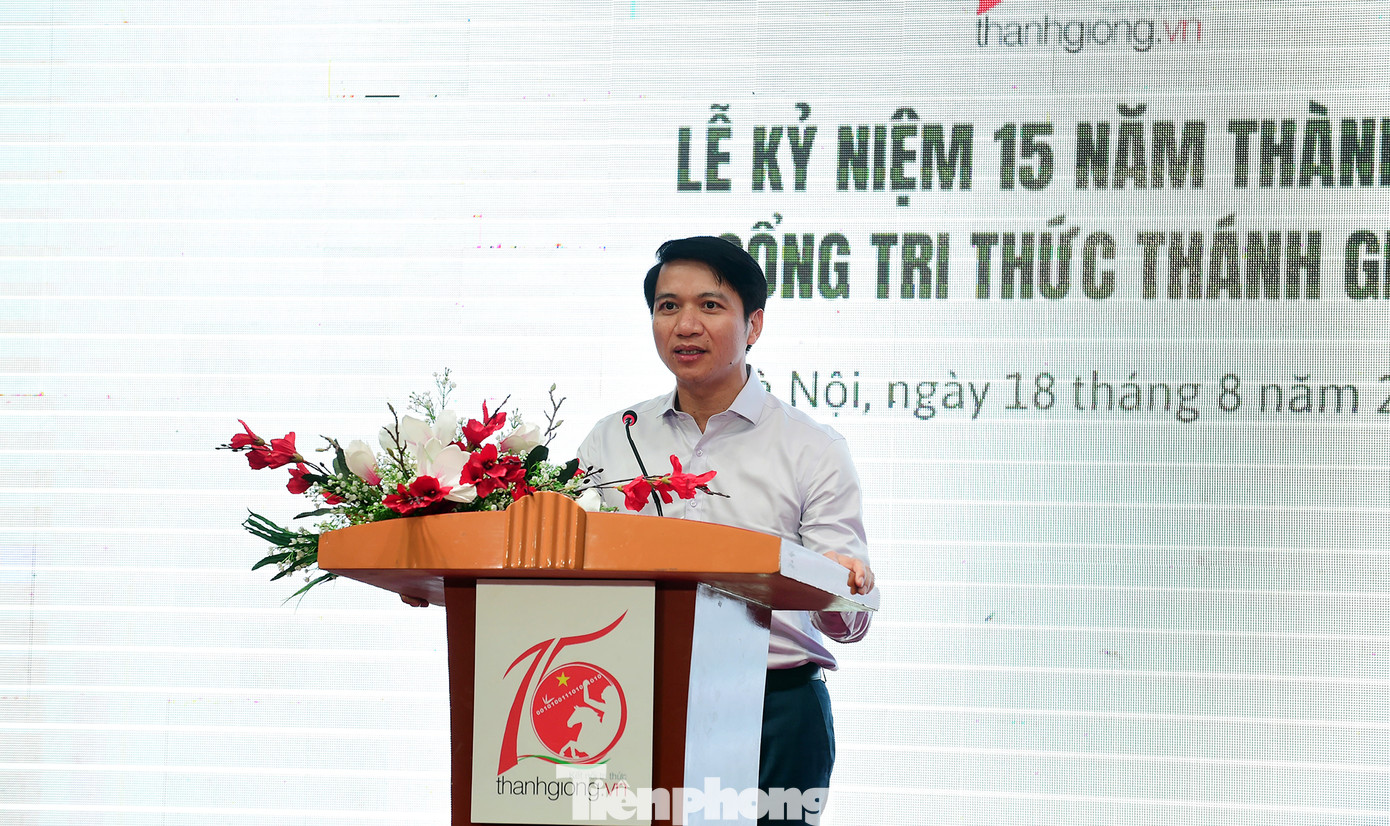 Anh Nguyễn Ngọc Lương phát biểu tại chương trình. Ảnh: Xuân Tùng