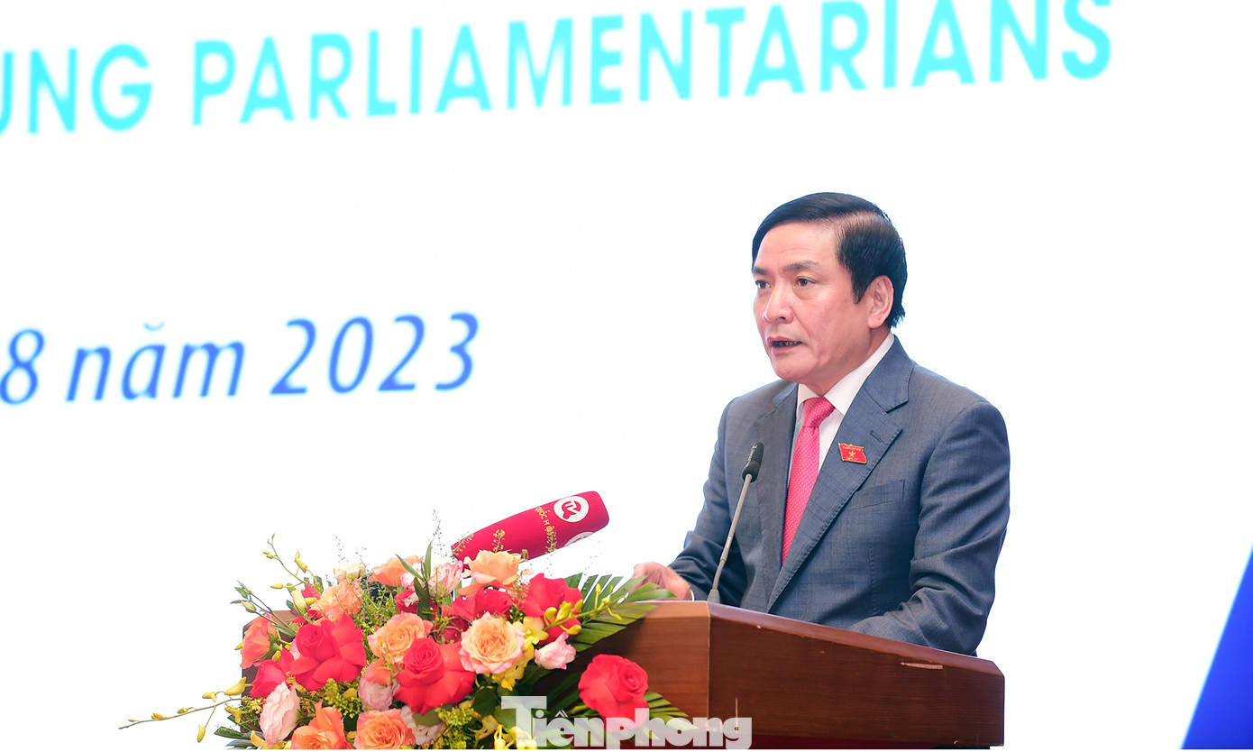 Ông Bùi Văn Cường phát biểu tại chương trình. Ảnh: Xuân Tùng