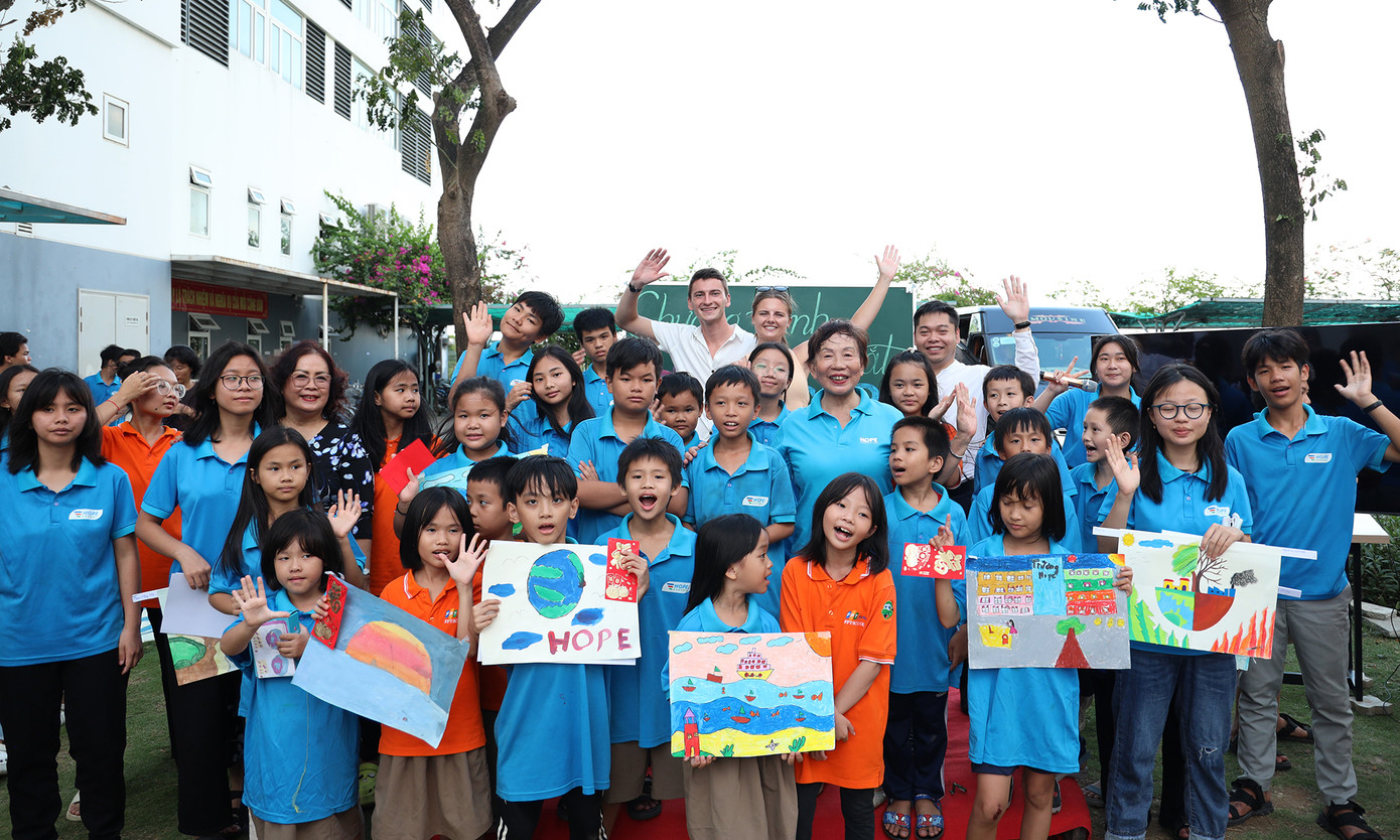 Đến nay, Trường Hy vọng đã nhận nuôi, dạy hơn 300 em nhỏ đến từ mọi miền Tổ Quốc. Ảnh: BTC