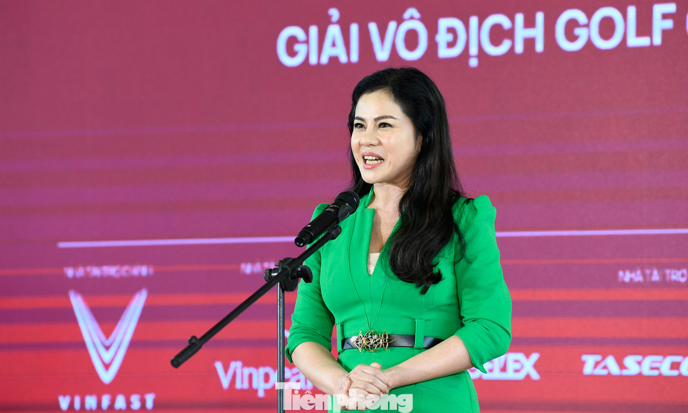 Bà Trần Thị Hoàng Mai phát biểu tại lễ trao giải. Bà Trần Thị Hoàng Mai phát biểu tại lễ trao giải.