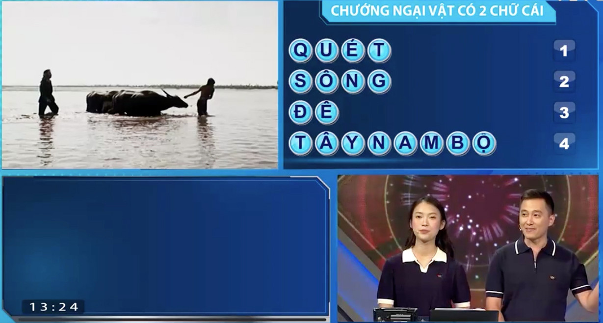 Văn Hậu giải đáp chính xác ẩn số chướng ngại vật.