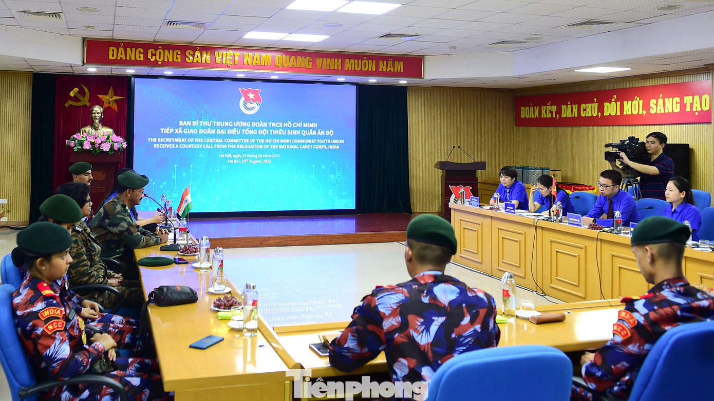 Quang cảnh buổi tiếp. Ảnh: Xuân Tùng Quang cảnh buổi tiếp. Ảnh: Xuân Tùng