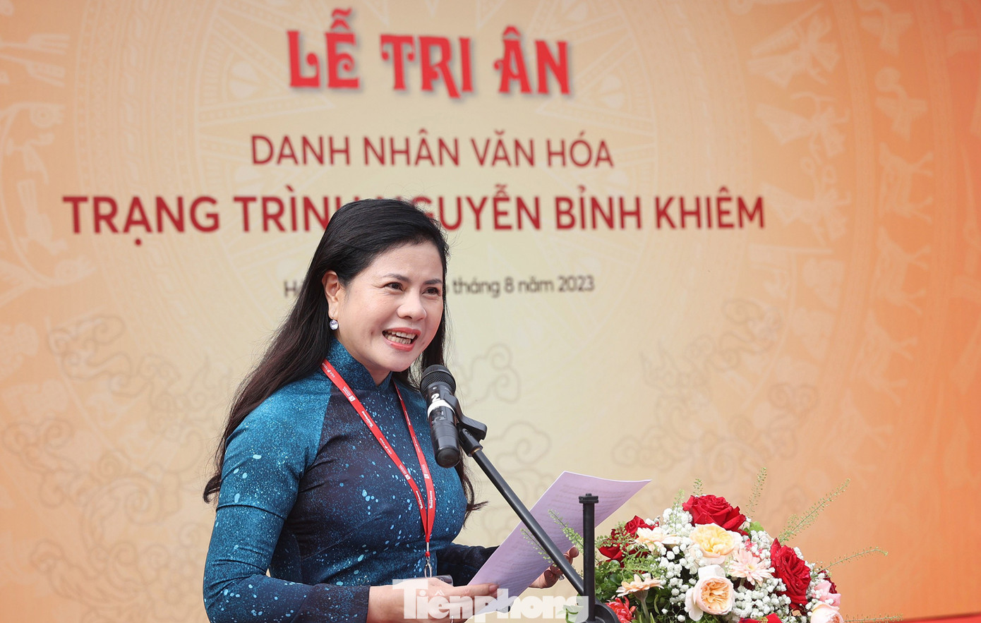 Bà Trần Thị Hoàng Mai phát biểu tại chương trình. Bà Trần Thị Hoàng Mai phát biểu tại chương trình.