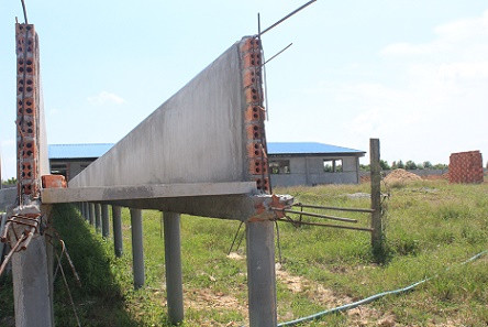 Buộc tháo dỡ trại chăn nuôi heo xây dựng trái phép trong rừng cao su ảnh 1