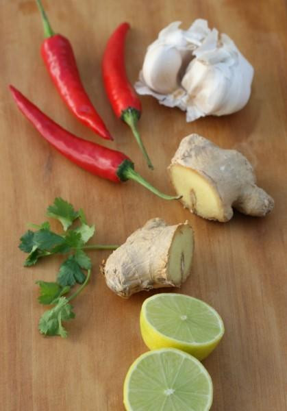 Tỏi, ớt, gừng... là những gia vị của tình yêu.