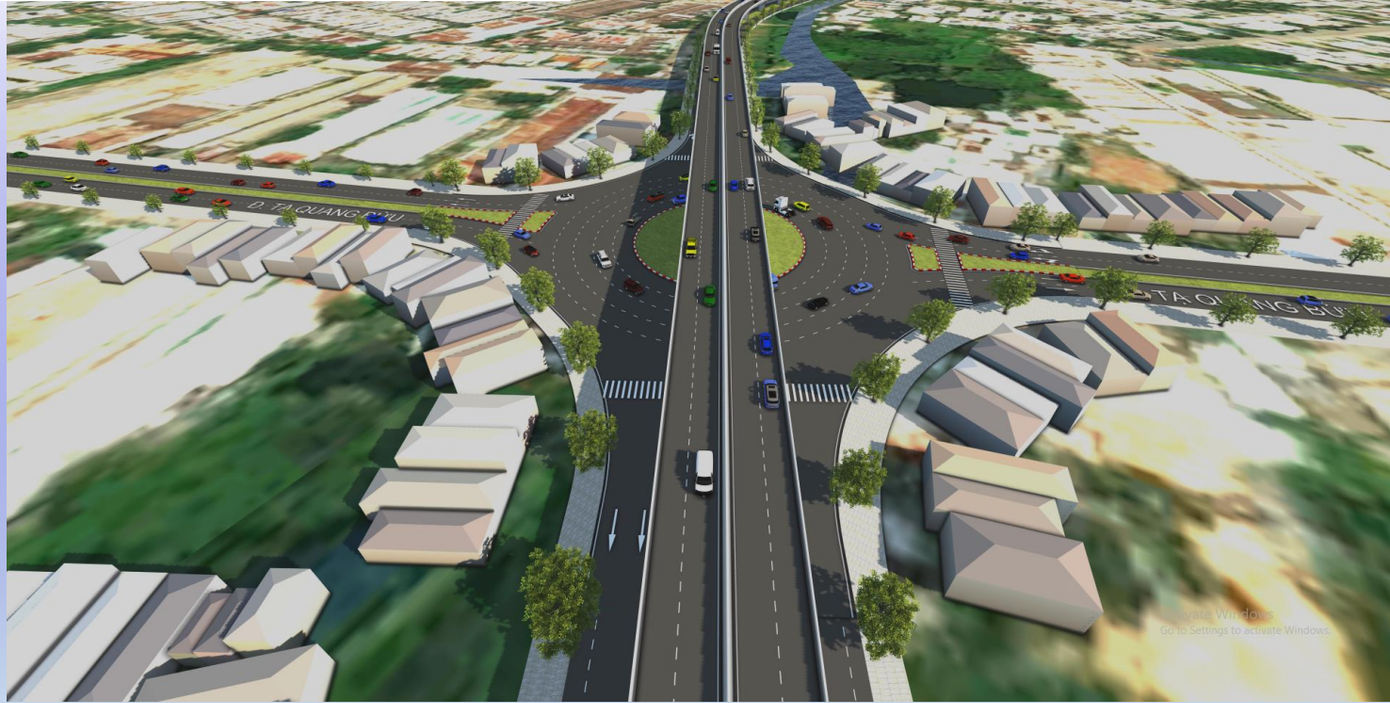 Một trong những phương án thiết kế cầu - đường Bình Tiên. Ảnh: Sở GTVT TPHCM