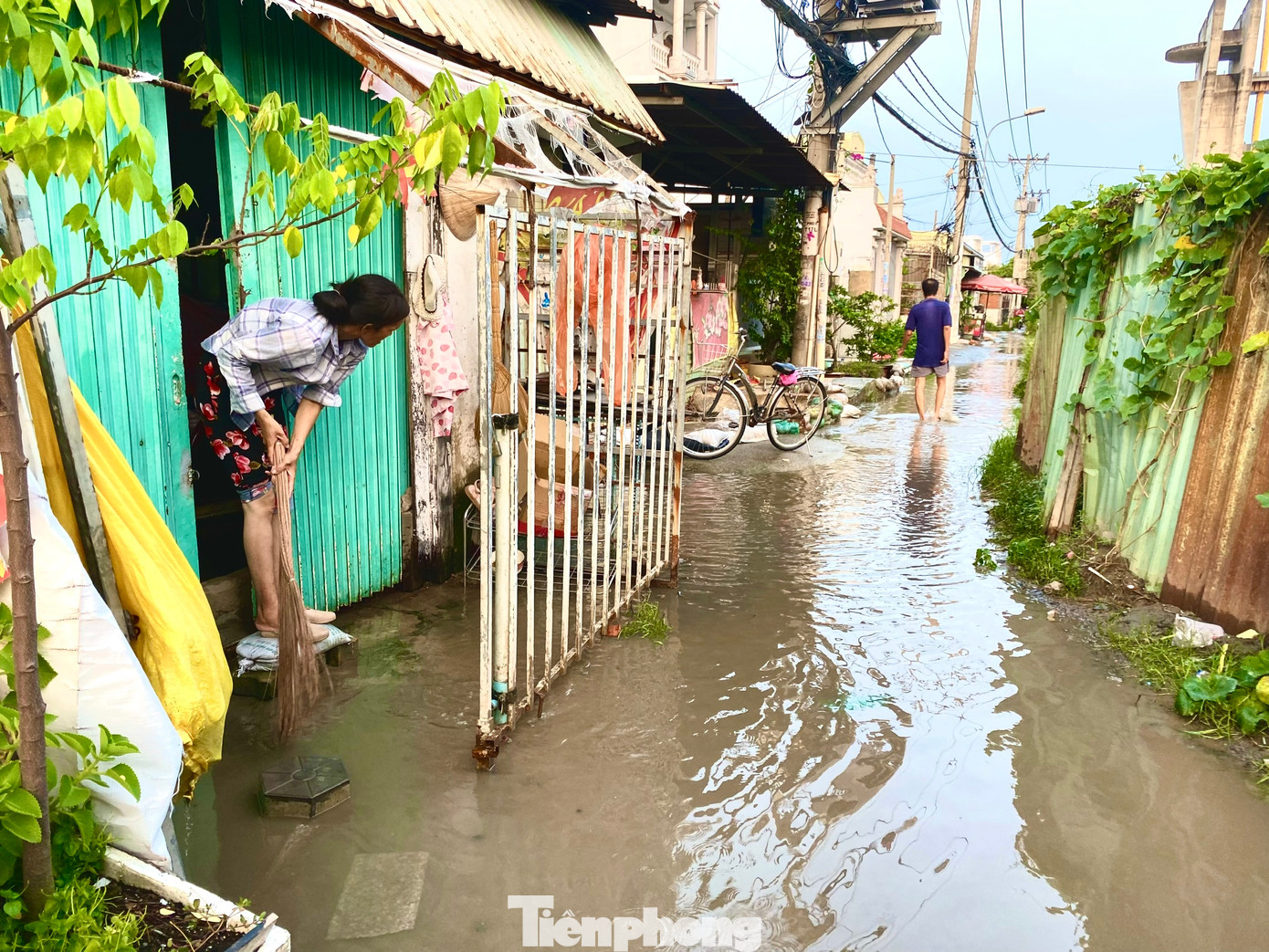 Chia sẻ với PV, người dân ở khu vực mong muốn dự án cống ngăn triều Phú Định sớm hoàn thành để họ thoát cảnh ngập úng mỗi khi triều cường và ổn định cuộc sống.