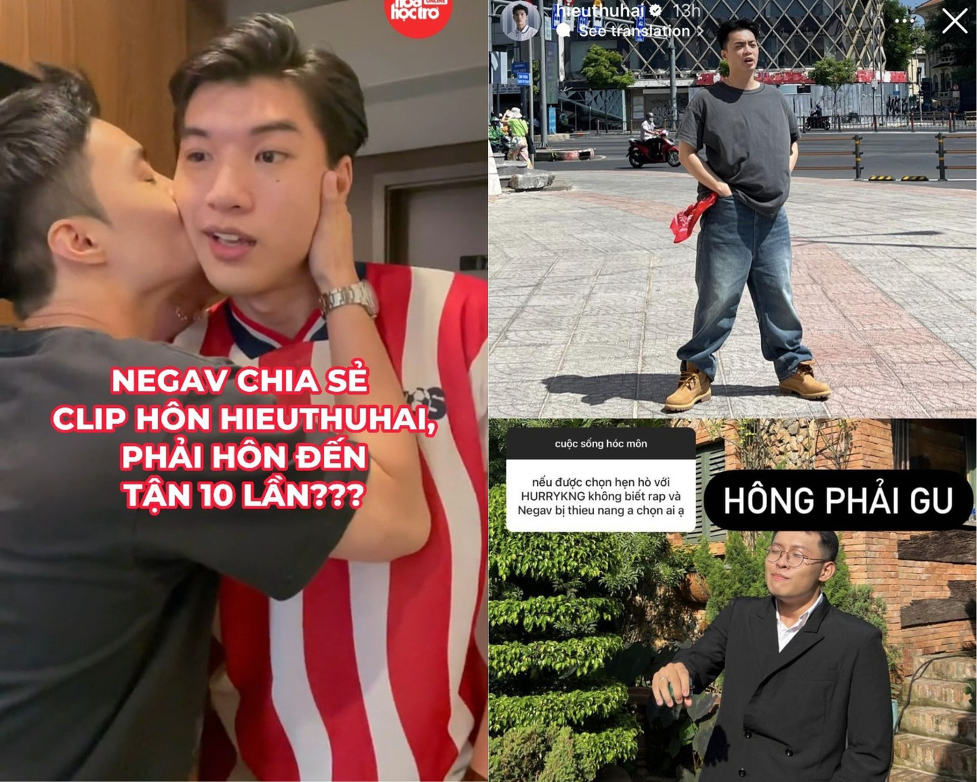 Dù từng có khoảnh khắc ngọt ngào viral khắp các trang MXH nhưng HIEUTHUHAI vẫn khẳng định Negav "không phải gu". Dù từng có khoảnh khắc ngọt ngào viral khắp các trang MXH nhưng HIEUTHUHAI vẫn khẳng định Negav "không phải gu".