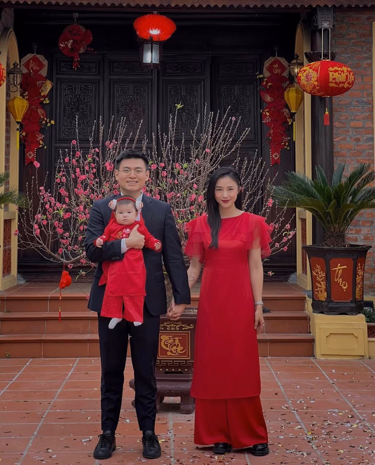 Gia đình nhỏ của nữ diễn viên Salim.