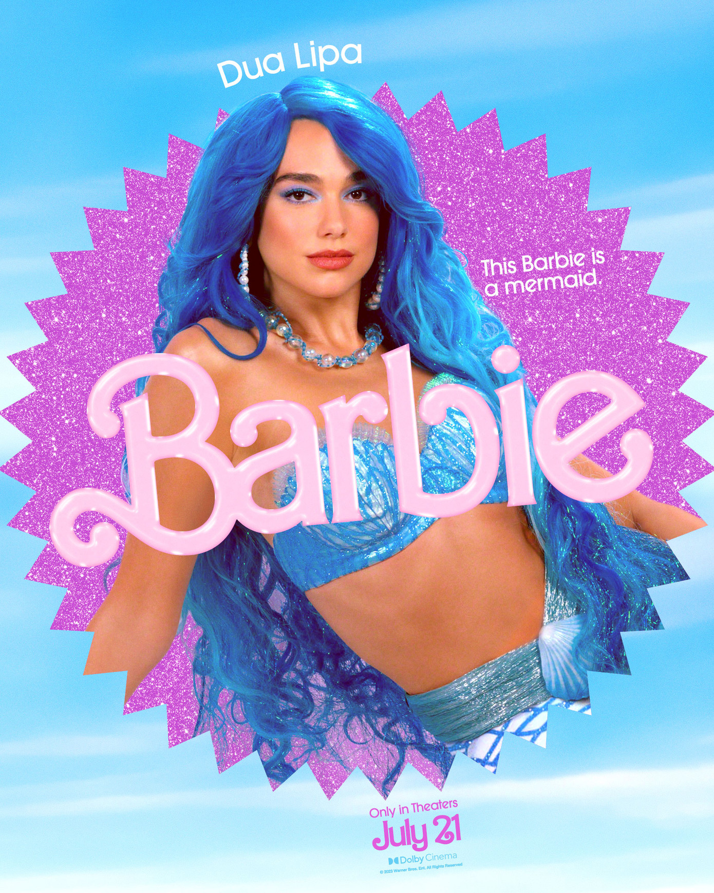 Barbie &quot;tiên cá&quot; Dua Lipa.