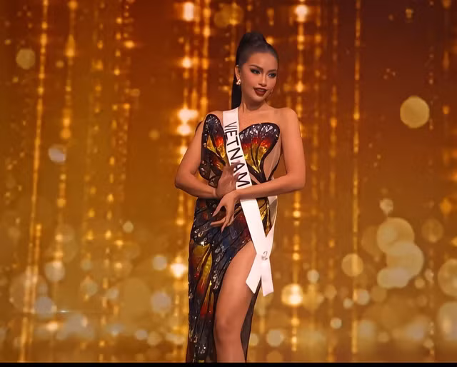 Ngọc Châu đại diện Việt Nam tại Miss Universe 2022.