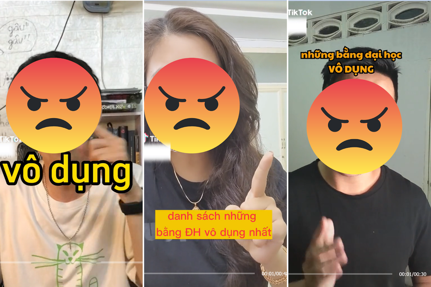 Cụm từ “vô dụng” xuất hiện thường xuyên khiến cho các video này thu hút nhiều lượt xem. Cụm từ “vô dụng” xuất hiện thường xuyên khiến cho các video này thu hút nhiều lượt xem.