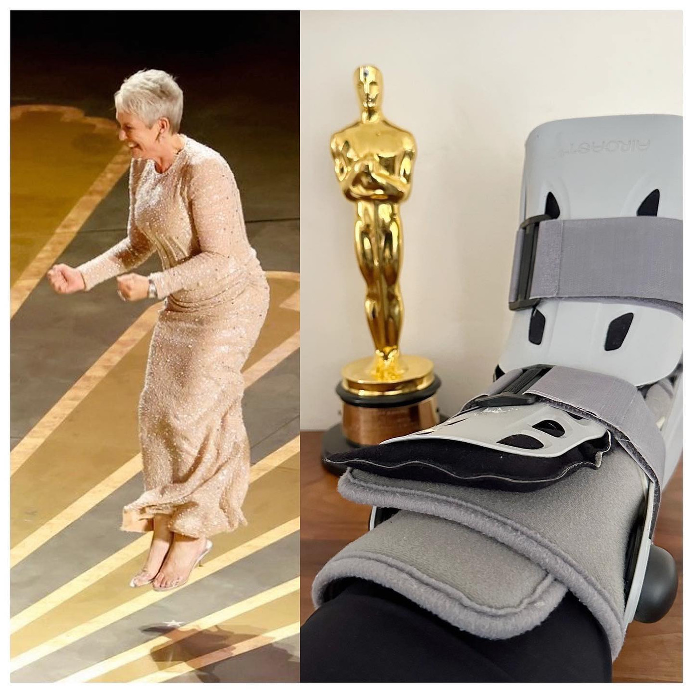 Jamie Lee Curtis chia sẻ khoảnh khắc “lúc đi hết mình, lúc về hết hồn" sau khi ăn mừng chiến thắng quan trọng của "Everything Everywhere All at Once". Jamie Lee Curtis chia sẻ khoảnh khắc “lúc đi hết mình, lúc về hết hồn" sau khi ăn mừng chiến thắng quan trọng của "Everything Everywhere All at Once".