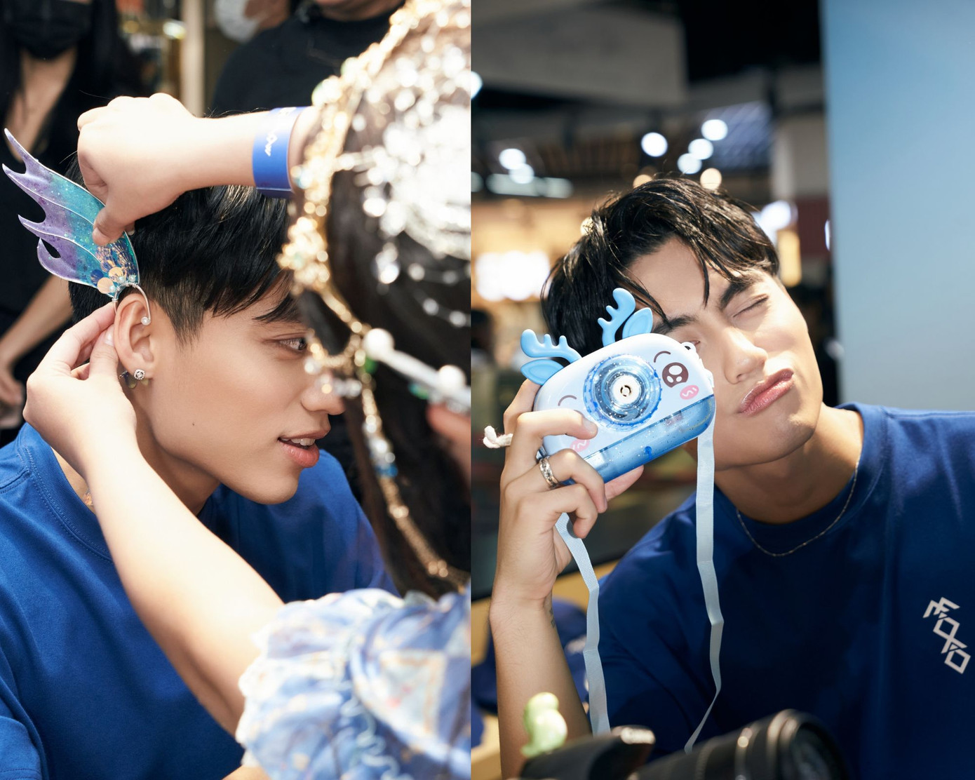 MONO không giấu được sự phấn khích trước những món quà đáng yêu và độc đáo.