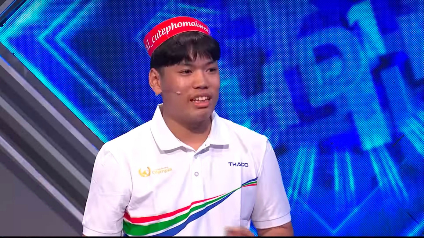 Thái An "liều ăn nhiều" với đáp án ở phần thi Vượt chướng ngại vật. Thái An "liều ăn nhiều" với đáp án ở phần thi Vượt chướng ngại vật.